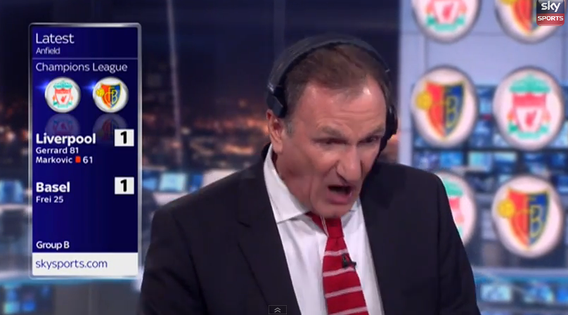 Varianta englezeasca a comentatorului nebun din Italia! Cum s-a trait eliminarea lui Liverpool in studioul Sky Sports: VIDEO_4