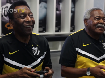 
	Pele a descoperit jocurile pe consola la 74 de ani! Cum a reactionat dupa ce a fost invins de fostul coleg Coutinho :)
