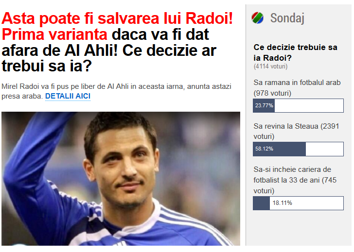 Mirel Radoi si-a reziliat contractul cu Al Ahli! Mijlocasul are varianta Al Ittihad, fanii il cheama la Steaua_2