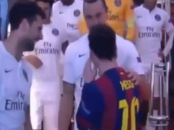 &quot;Nu! NU!&quot; Reactia lui Zlatan cand a fost intrebat ce a discutat in SECRET cu Messi pe teren la Barca - PSG