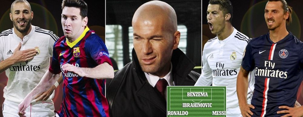 Cum arata cel mai bun 11 din istoria moderna "Real Madrid - Barcelona" facut de Zinedine Zidane. Numele urias ignorat_2