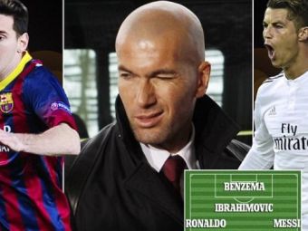 
	Cum arata cel mai bun 11 din istoria moderna &quot;Real Madrid - Barcelona&quot; facut de Zinedine Zidane. Numele urias ignorat
