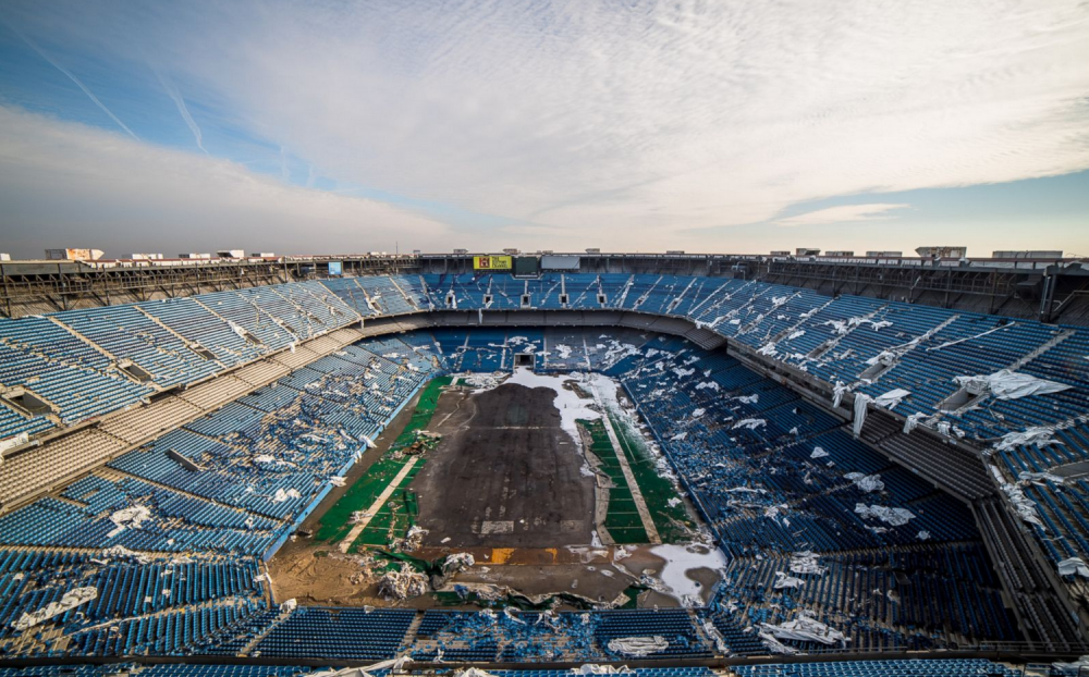 Imagini APOCALIPTICE cu o arena importanta din istoria nationalei. Cum arata FANTOMA stadionului Silverdome din SUA, la 12 ani de la abandon. FOTO_4