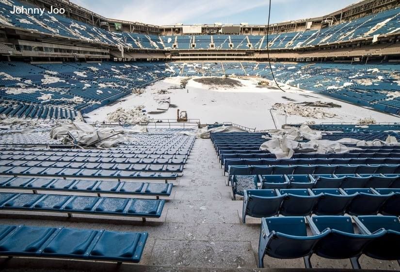 Imagini APOCALIPTICE cu o arena importanta din istoria nationalei. Cum arata FANTOMA stadionului Silverdome din SUA, la 12 ani de la abandon. FOTO_3