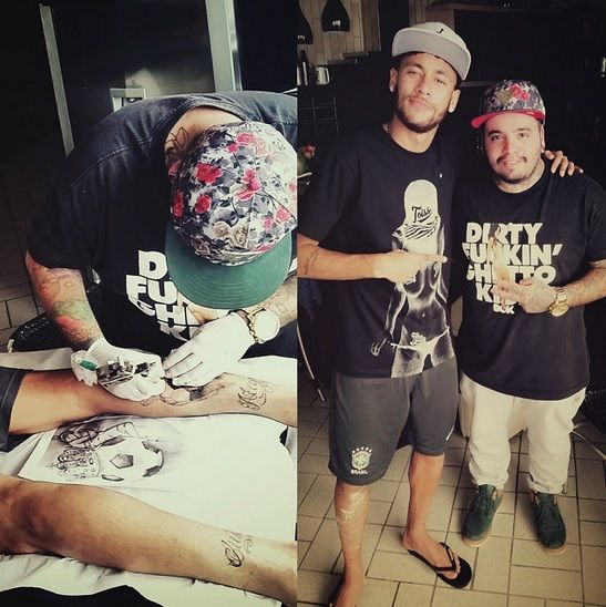 Ultimul tatuaj senzational pe care Neymar si l-a facut pe picior. Cum arata ultima nebunie a brazilianului. FOTO_2