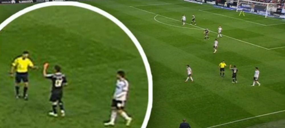 Faza GENIALA la meciul celor de la Real! Un star de la Madrid i-a aratat cartonasul ROSU arbitrului! :)) VIDEO