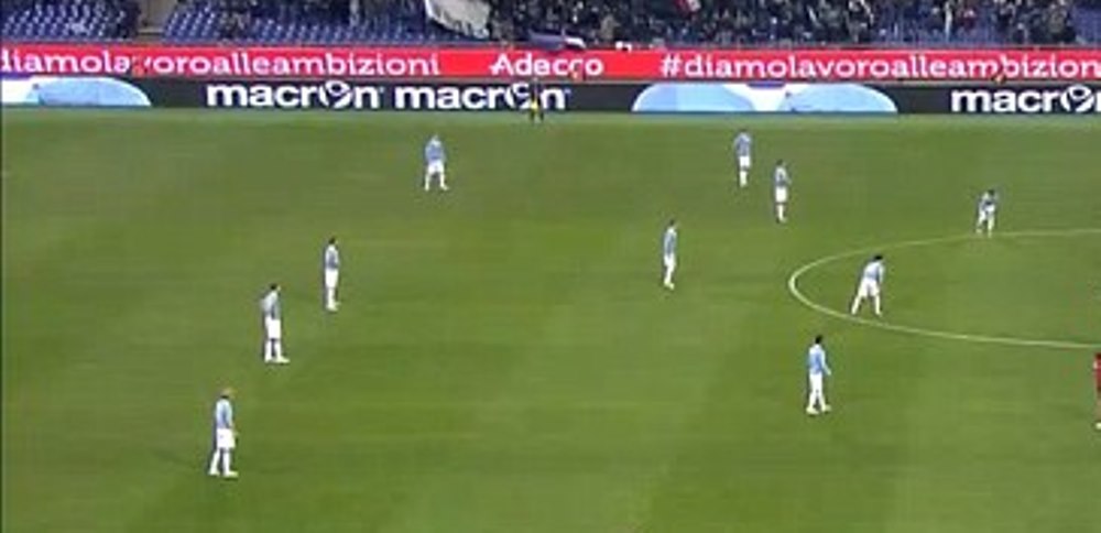 Imaginea inceputului de an in Europa! Jucatorii lui Lazio nu au stiut ce se intampla. Cum s-a asezat echipa adversa in teren_2