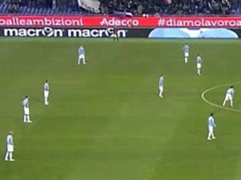 
	Imaginea inceputului de an in Europa! Jucatorii lui Lazio nu au stiut ce se intampla. Cum s-a asezat echipa adversa in teren
