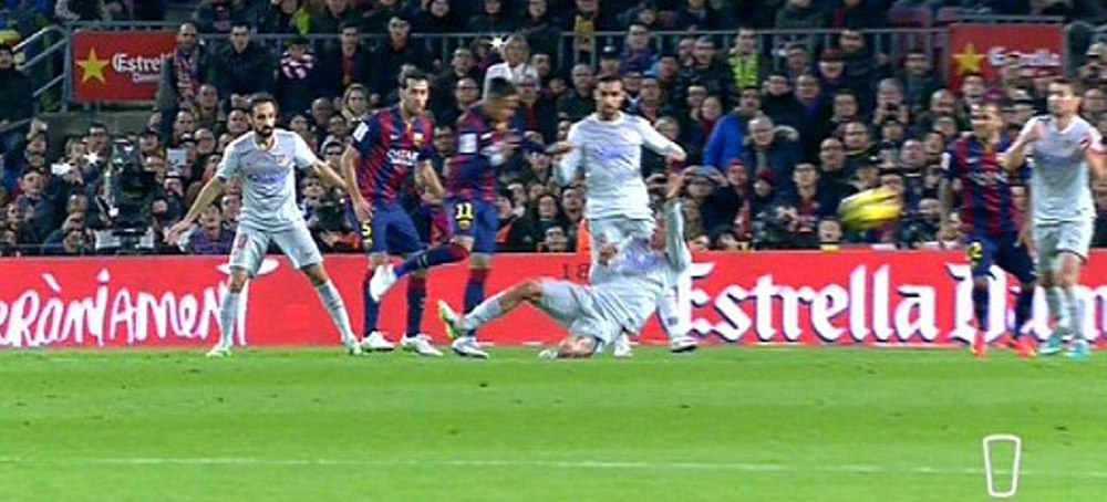 Imaginea horror de de la Barcelona - Atletico Madrid. Cum arata piciorul lui Neymar dupa aceasta intrare criminala. FOTO_4