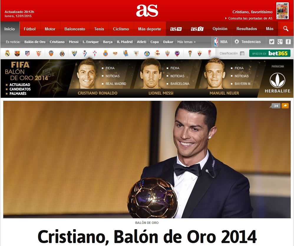 REACTIILE din presa internationala: "Ronaldo X 3" e cel mai des intalnit titlu in principalele ziare! FOTO_1