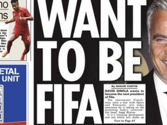 
	Candidat surpriza in cursa pentru sefia FIFA.  David Ginola, fostul jucator al lui PSG intra in lupta cu Blatter, anunta The Sun
