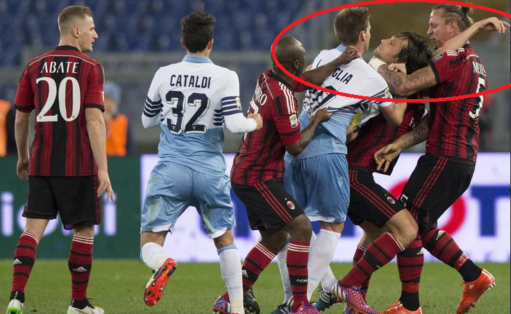 Ce suspendare a primit Mexes dupa ce l-a strans de gat pe Mauri in meciul cu Lazio:_1