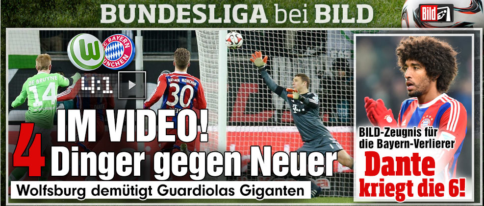 Dezastru! Dezastru! Dezastru! Bayern a fost spulberata la Wolfsburg, Bundesliga e in stare de soc VIDEO_1