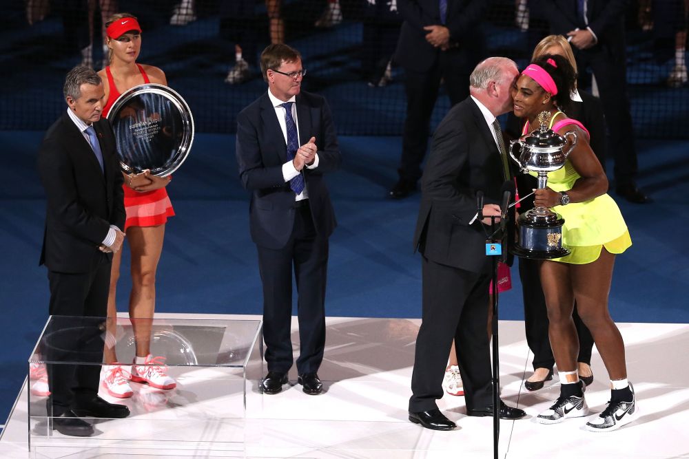 Sharap, Maria! Buldozerul Serena a cucerit al 6-lea trofeu de la Melbourne: 6-3, 7-6 in finala cu Sarapova!_7