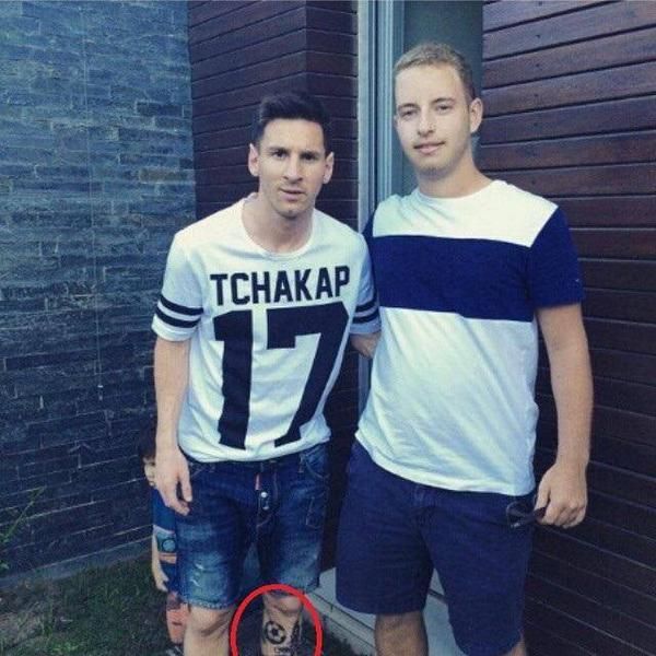 Messi se UMPLE de tatuaje! Starul Barcei si-a facut un desen imens pe brat, dupa cele dedicate fiului si mamei sale_4