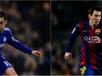 
	Mourinho i-a transmis ca vrea sa fie mai bun ca Messi, dar nu se astepta la asta! :) Belgianul Hazard l-a copiat pe starul Barcei la cel mai rau capitol 
