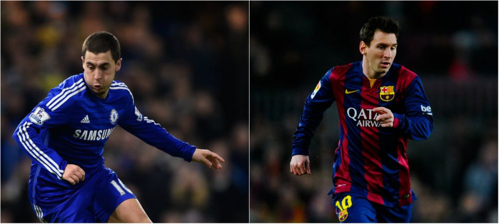 Eden Hazard Belgia Chelsea Lionel Messi Thibaut Courtois