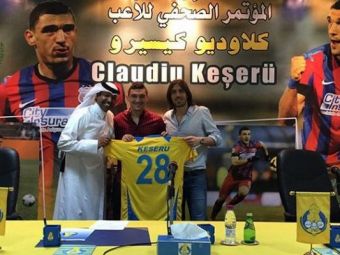 
	Keseru, prezentat oficial la Al Gharafa! Atacantul si-a ales acelasi numar cu care a jucat si la Steaua: FOTO
