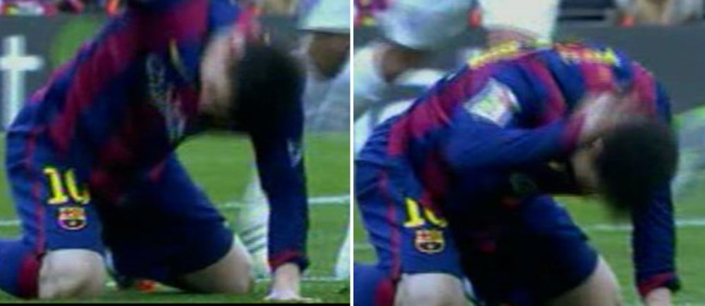 FOTO: Momentul in care Messi si-a pierdut cumpatul pe teren. Cum a reactionat Luis Enrique la finalul infrangerii soc cu Malaga_2