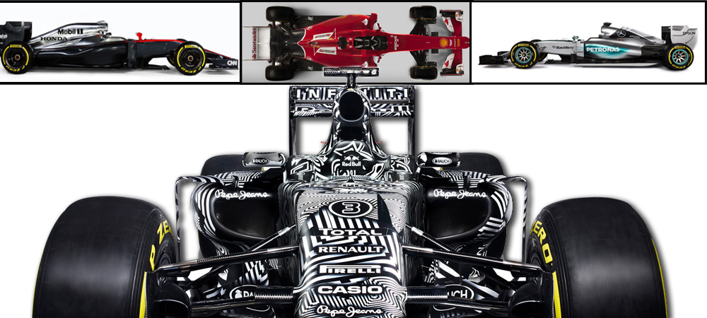 GALERIE FOTO: Cum arata monoposturile de Formula 1 pentru 2015! Red Bull si-a CAMUFLAT secretele sub un design NEBUN_30