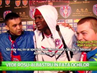 
	Pataniile lui N&#39;Doye :) Senegalezul s-a speriat cand a vazut un fan imbracat in culorile Stelei: &quot;Piei, drace&quot; :) | VIDEO
