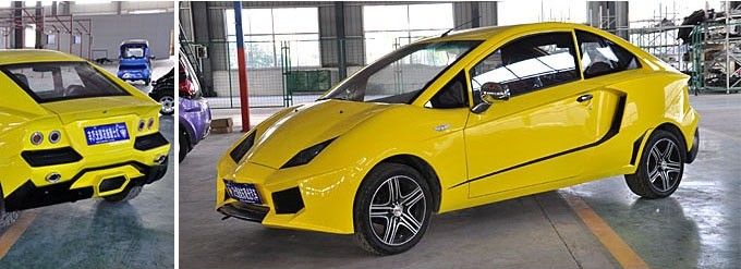 FOTO FABULOS! Cea mai proasta copie auto din lume! Asa arata Lamborghini made in China. Are 10 cai :)_3