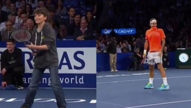 
	Un pusti l-a facut pe Federer sa-si muste tricoul! LOBUL formidabil cu care a ridicat Madison Square Garden in picioare: VIDEO
