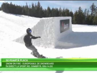 
	Snow on Fire, Europeanul de Snowboard, e LIVE la Sport.ro | Andi Moisescu, juratul Romanii au talent, are o pasiune ascunsa: VIDEO
