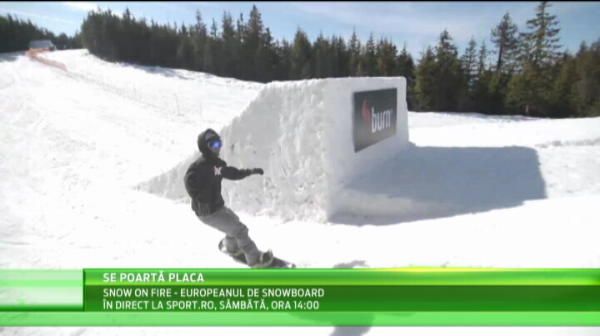 
	Snow on Fire, Europeanul de Snowboard, e LIVE la Sport.ro | Andi Moisescu, juratul Romanii au talent, are o pasiune ascunsa: VIDEO
