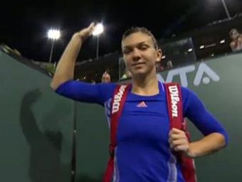 Emotii uriase pentru Simona Halep la finalul meciului de la Indian Wells. Mesajul transmis de campioana din Romania