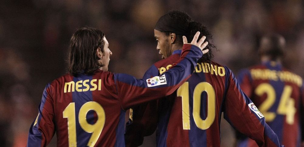 Transformarea Barcelonei de la Ronaldinho la Messi. Galerie FOTO fantastica cu 12 ani de istorie si fotbal total_13