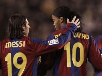 
	Transformarea Barcelonei de la Ronaldinho la Messi. Galerie FOTO fantastica cu 12 ani de istorie si fotbal total
