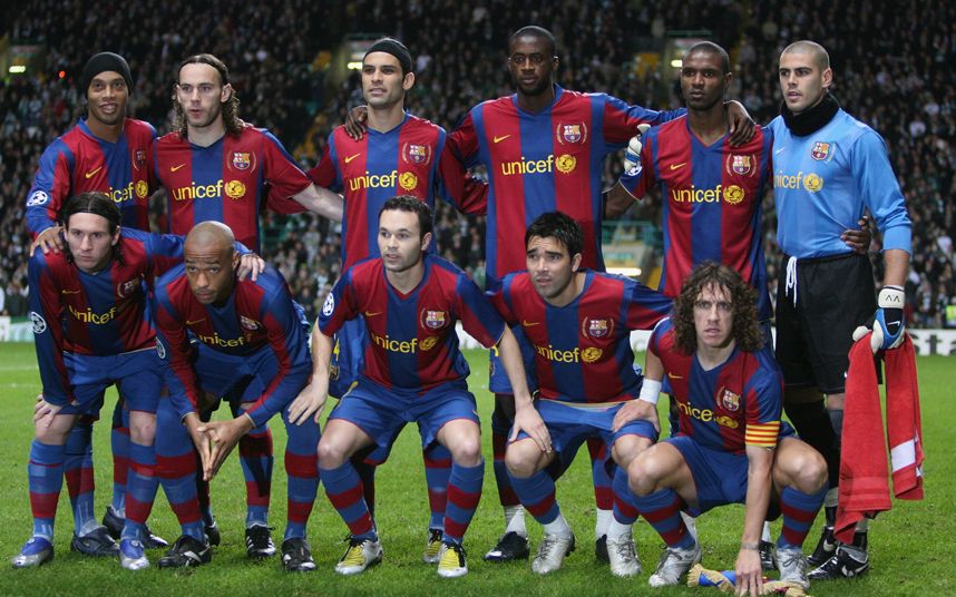 Transformarea Barcelonei de la Ronaldinho la Messi. Galerie FOTO fantastica cu 12 ani de istorie si fotbal total_5