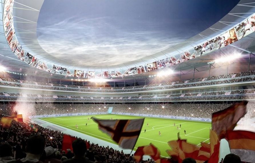 Imagini fantastice cu viitorul stadion al Romei: "Incepem lucrarile anul asta, in 2017 e gata!" Cum va arata. FOTO_2