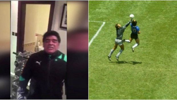 
	Candva &quot;mana lui Dumnezeu&quot;, acum &quot;pumnii bestiei&quot; :) Maradona si-a varsat nervii pe un manechin, in timpul unui antrenament de box
