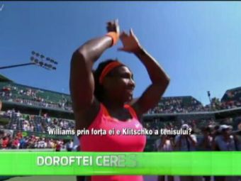 
	Doroftei stie ce simte Simona Halep in meciurile cu Serena! :) Secretul victoriilor cu numarul 1 mondial

