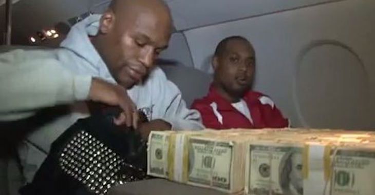 FABULOS! Mayweather va boxa cu bancnote de $100 de dolari in gura la meciul cu Pacquiao! Vezi ultima aroganta - FOTO_2