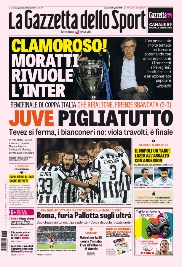 REVOLUTIE LA INTER. Gazzetta dello Sport: Moratti vrea sa puna din nou mana pe club si aduce nume uriase_1
