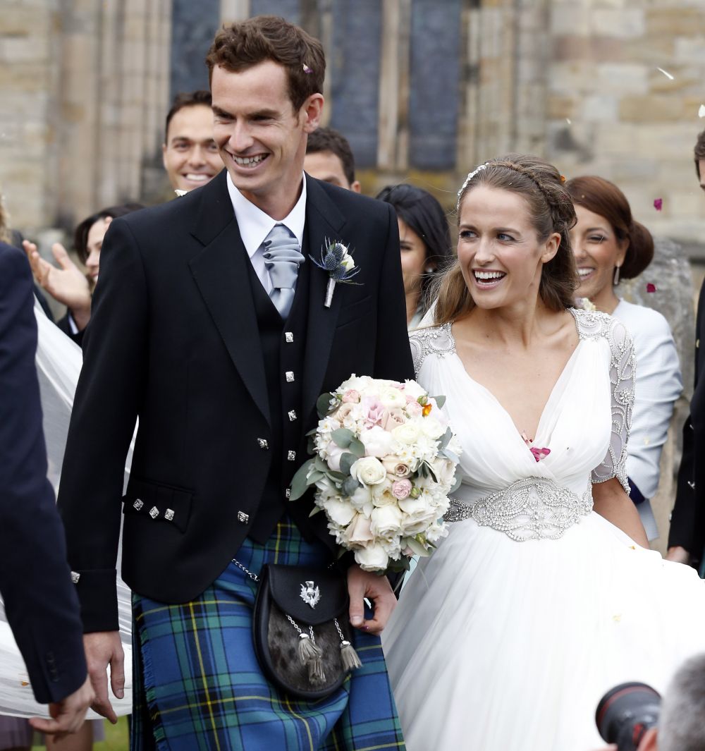 Andy Murray a avut parte de o nunta ca in povesti! Tenismenul s-a casatorit in Scotia si i-a chemat si pe fani la petrecere_4