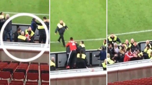 
	VIDEO Incident SOCANT! Spahic, DAT AFARA de Leverkusen dupa ce a lovit un steward cu capul in gura!&nbsp;
