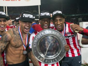 
	PSV e prima campioana a sezonului in ligile tari din Europa! Cum s-au bucurat jucatorii dupa titlul 22 din istorie
