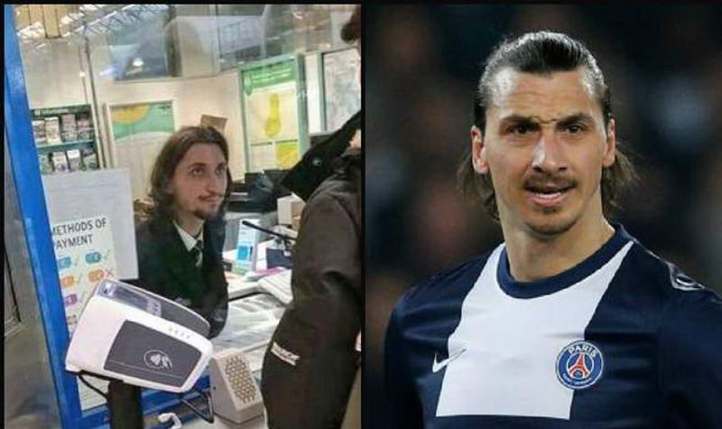"Zlatan s-a plictisit de fotbal si s-a angajat la METROU" Imaginea zilei in Anglia! Cine vinde bilete? FOTO_1