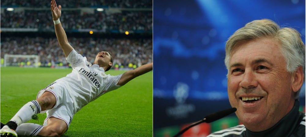 Real Madrid Carlo Ancelotti Chicharito Hernandez Javier Hernandez