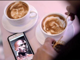 
	Impresionant: Mayweather si Pacquiao, desenati in cesti de cafea de un roman talentat din Bucuresti! VIDEO

