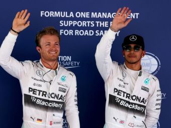 Formula 1 MERCEDES! Rosberg si Hamilton, pe primele pozitii in Spania. Grila de start