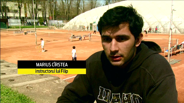 MINUNEA BLONDA din tenisul romanesc. La 14 ani ii calca pe urme lui Ilie Nastase si e olimpic la scoala: "Halep e modelul meu"_6