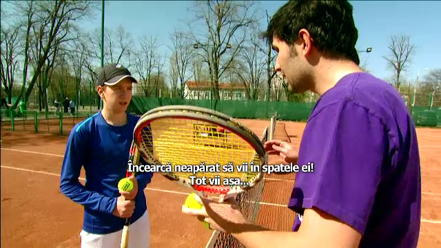 MINUNEA BLONDA din tenisul romanesc. La 14 ani ii calca pe urme lui Ilie Nastase si e olimpic la scoala: "Halep e modelul meu"_8