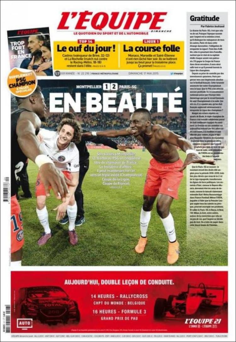 Barcelona, Real si PSG! Seara in care ISTORIA s-a scris la Paris - Zlatan & Co. au castigat titlul in Franta si au UIMIT Europa!_5
