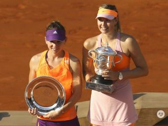 Duelul se muta la Roland Garros | Campioana la Roma, Maria Sharapova a urcat peste Simona Halep in topul WTA