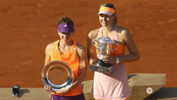 Duelul se muta la Roland Garros | Campioana la Roma, Maria Sharapova a urcat peste Simona Halep in topul WTA